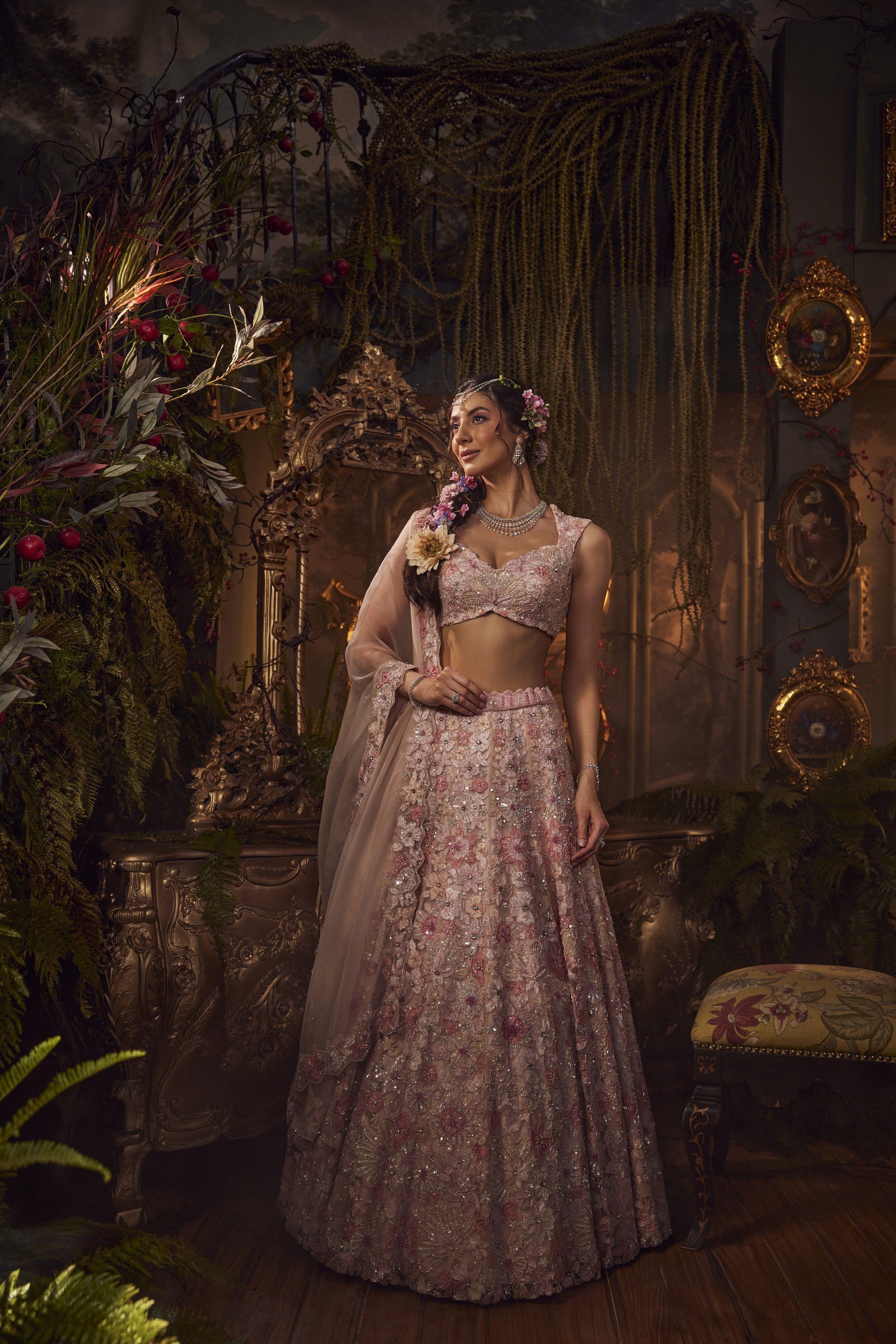 Baby Pink Lehenga Set — alternate view