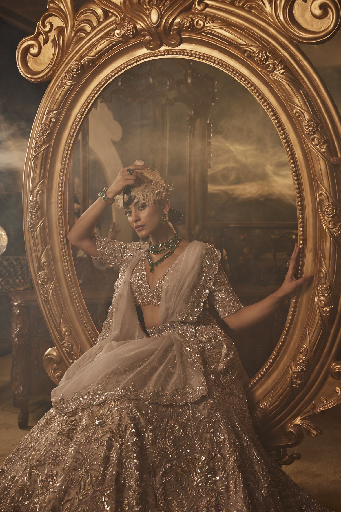 Blush Ballet Lehenga Set thumbnail 2