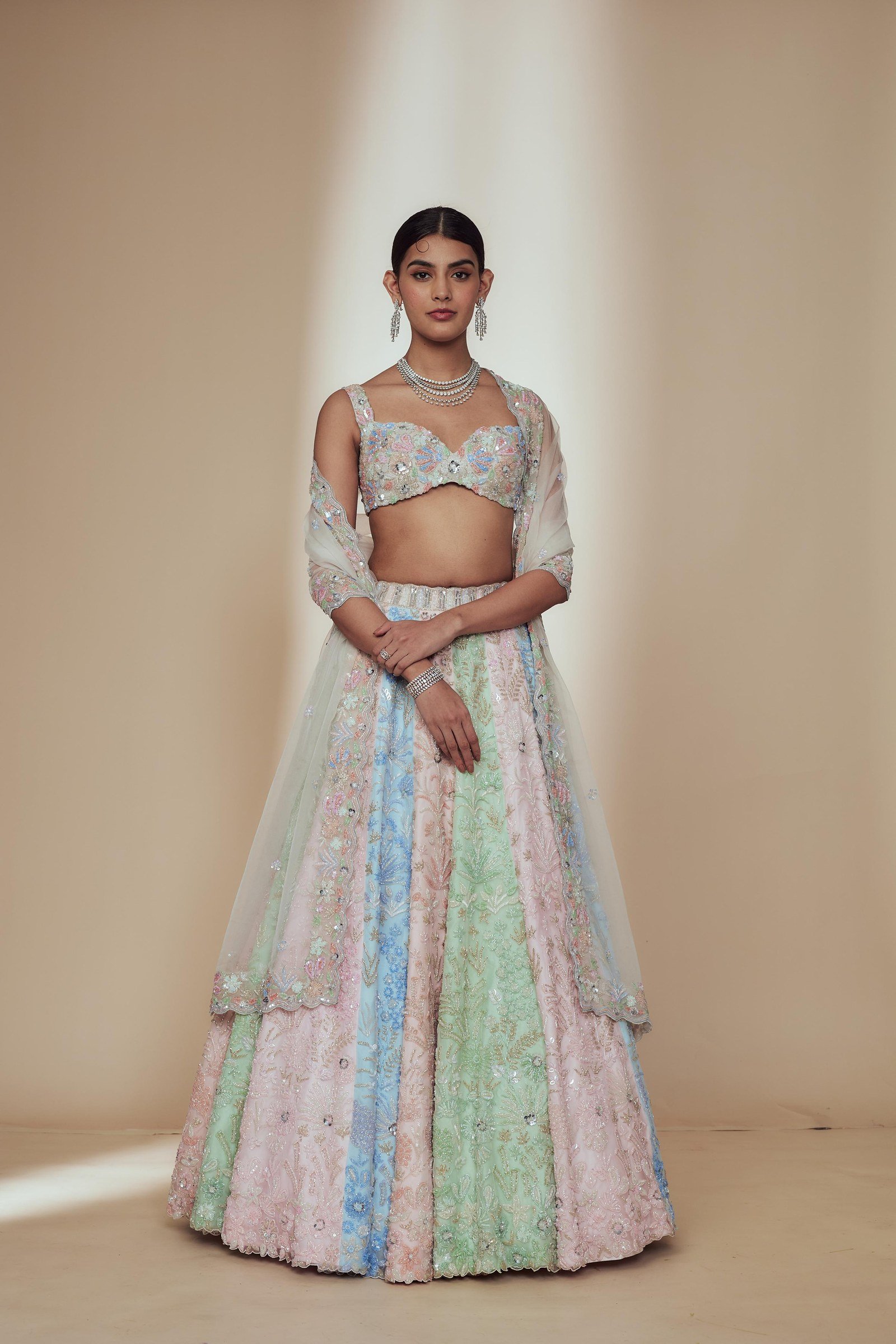 Multi Colour Lehenga Set thumbnail 2