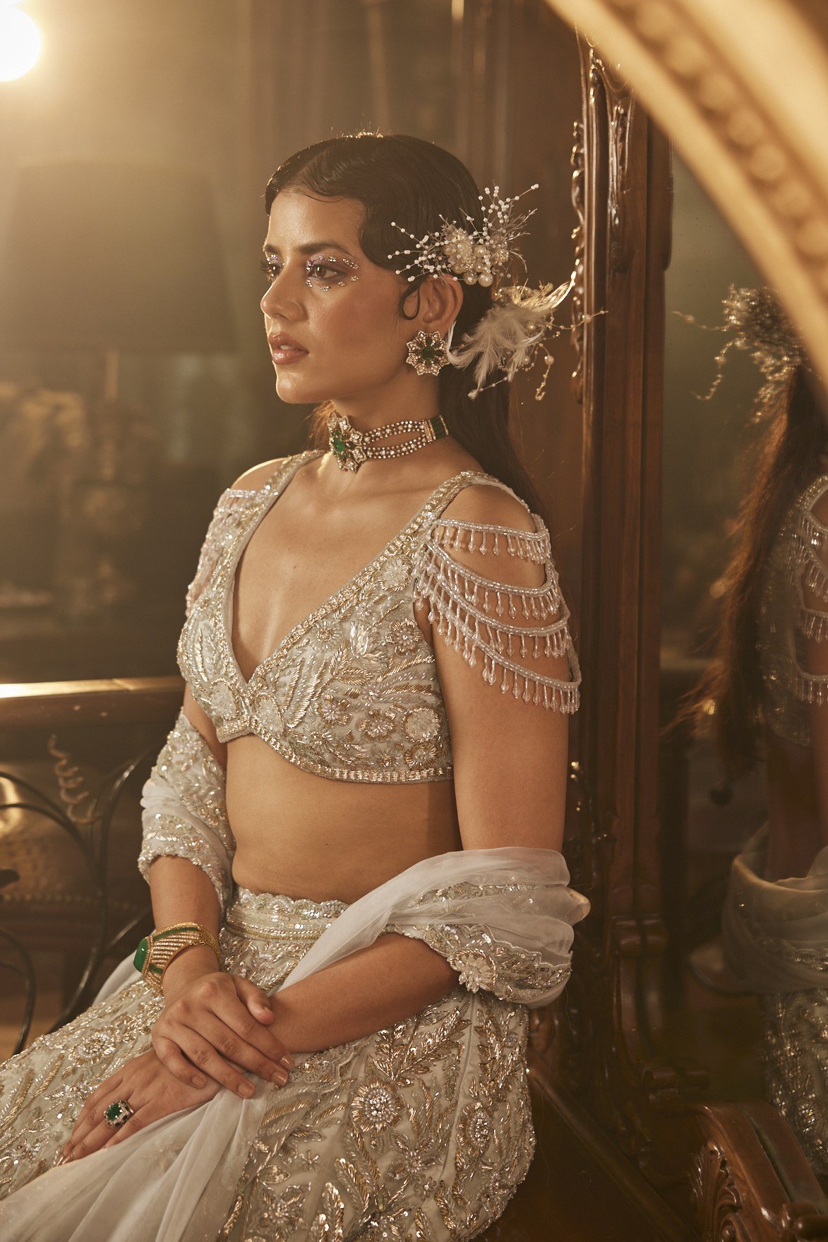 Pacific Pearl Lehenga Set thumbnail 6