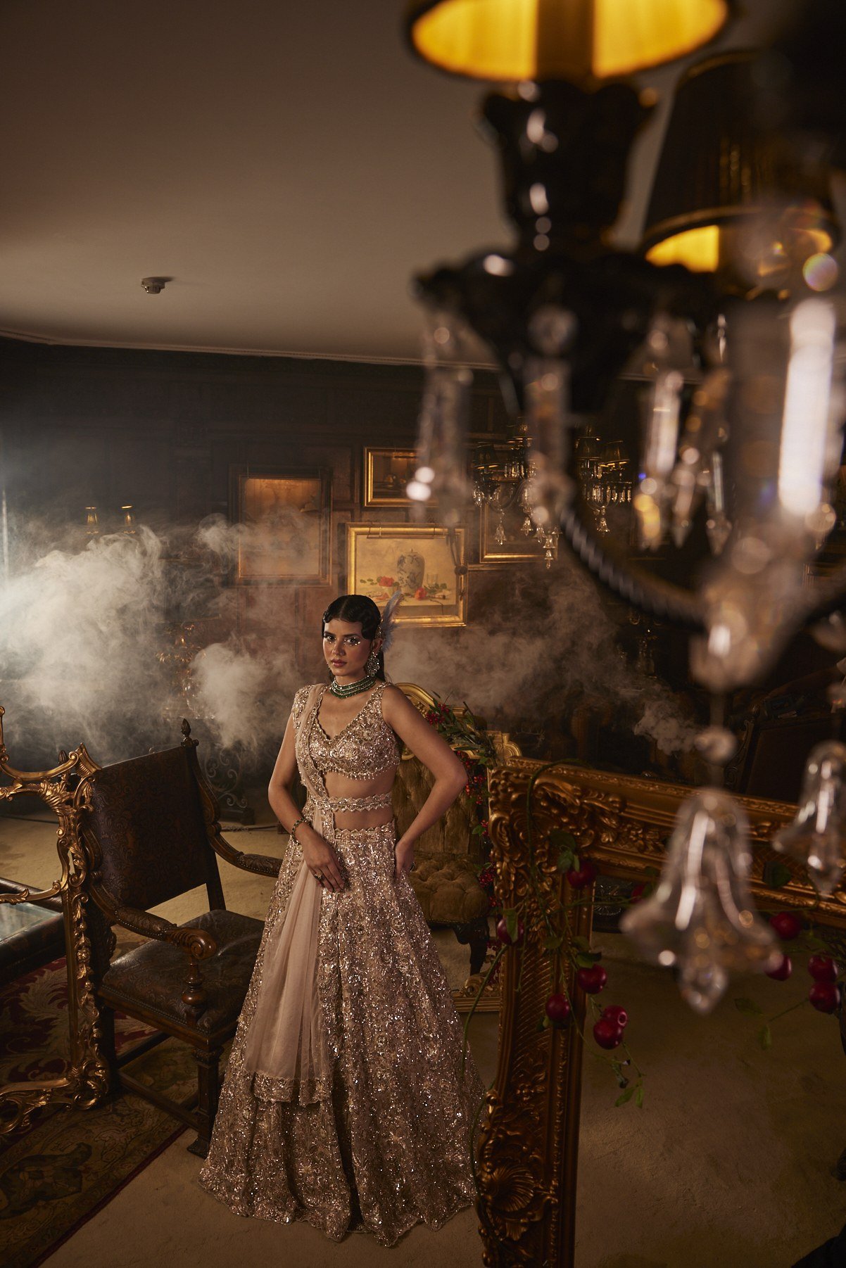 Peaches and Cream Lehenga Set thumbnail 7